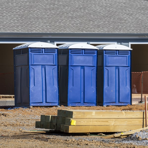 how do you ensure the portable restrooms are secure and safe from vandalism during an event in Turner Michigan